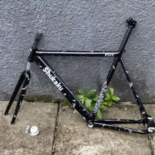 Frameset PIZZ shukaku track fixie Include fork, seatpost, headset