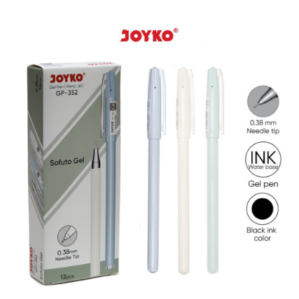 

[PCS] GEL PEN PULPEN PENA JOYKO GP-352 SOFUTO GEL 0.38 MM