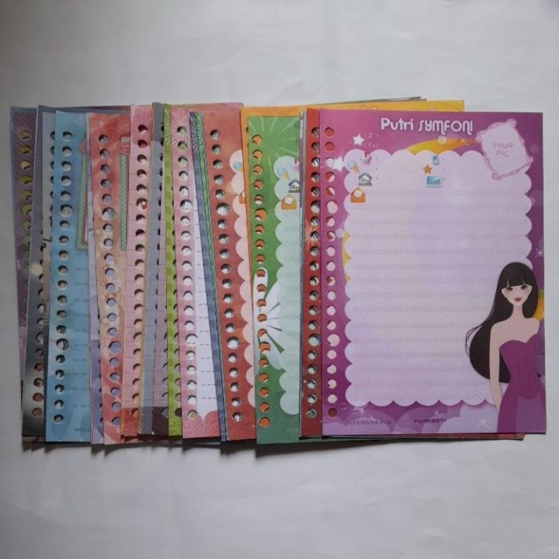 

[HARGA SATU SERIES 6pcs] Loose Leaf Binder Harvest Miss Series
