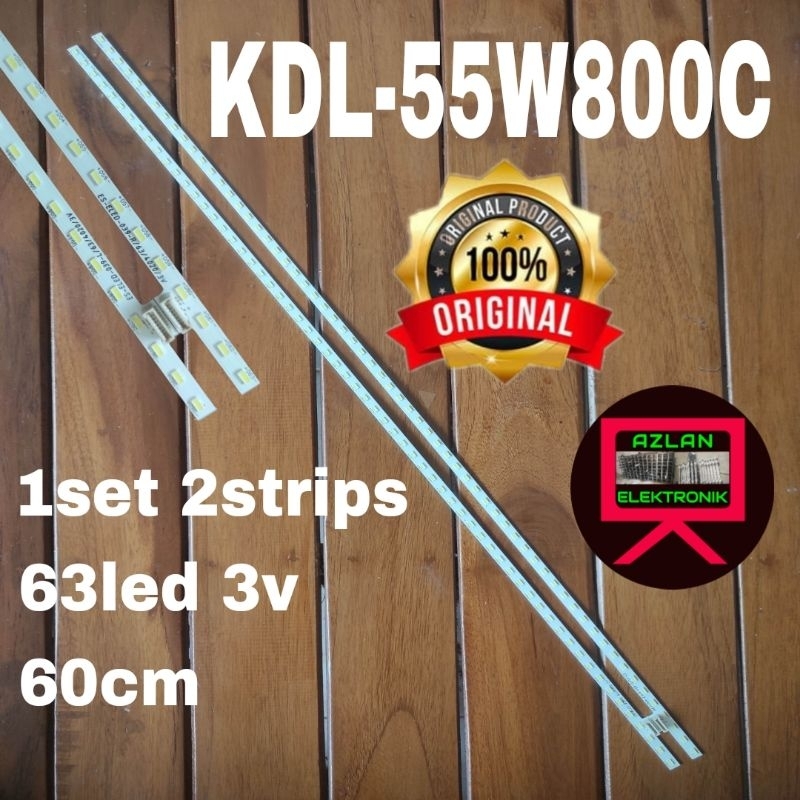 BACKLIGHT LED TV SONY 55IN KDL-55W800C 55W800C BL LAMPU TV 55W 63LED
