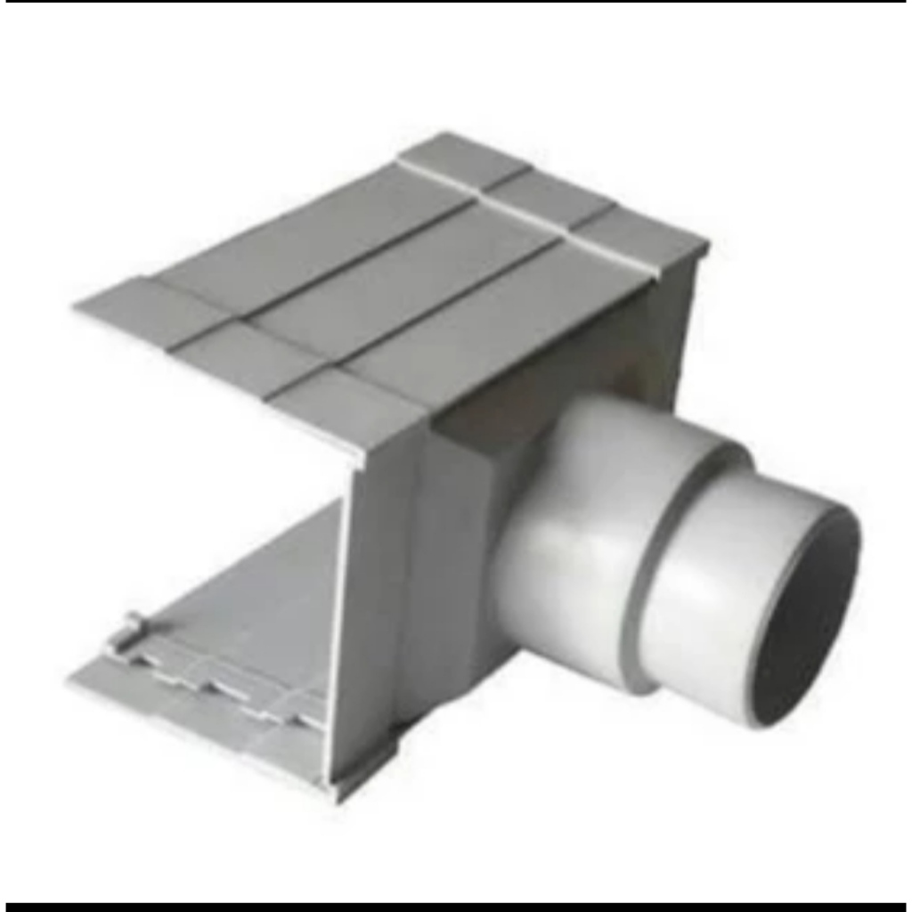 Bocoran Talang Air PVC Kotak / Corong Talang Air kotak Segi 4 POWER