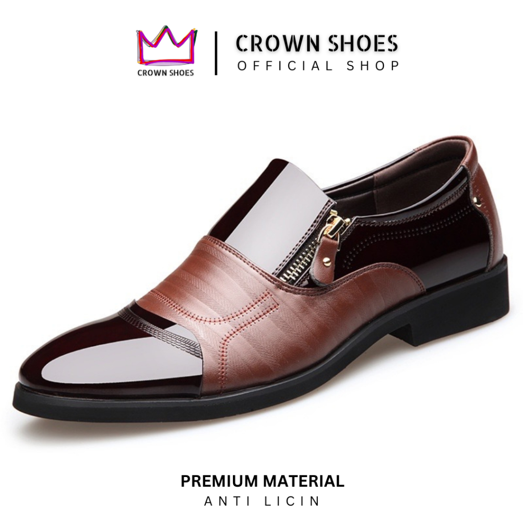 Sepatu Pria Formal Slip On Sepatu Kerja Pria Import K1 | Sepatu Acara Pesta | Sepatu Pantofel Terbar