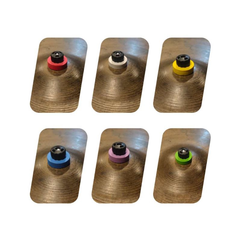 ORIGINAL PROMO tatakan cymbal Simbal drum pad cympad busa berkualitas drum warna warni kuning hijau 