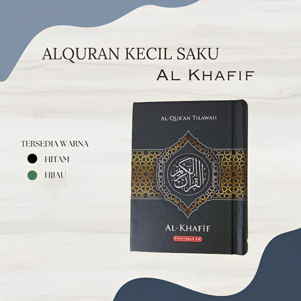 Alquran Kecil / Alquran Saku Mini Al Khafif A7 quran Tilawah Mini Traveling