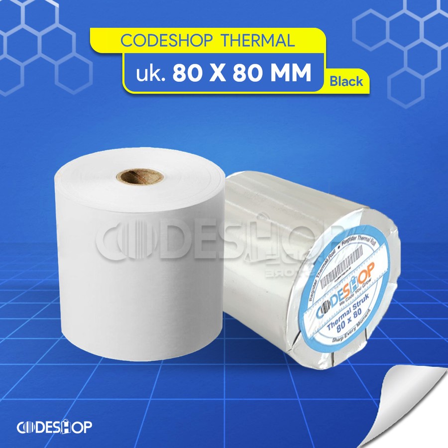 

Kertas Thermal 80 x 80 mm untuk Printer Kasir Termal 80mm