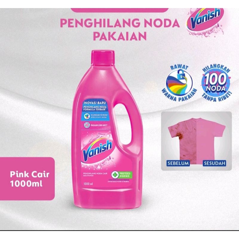 vanish pink cair botol 1000ml