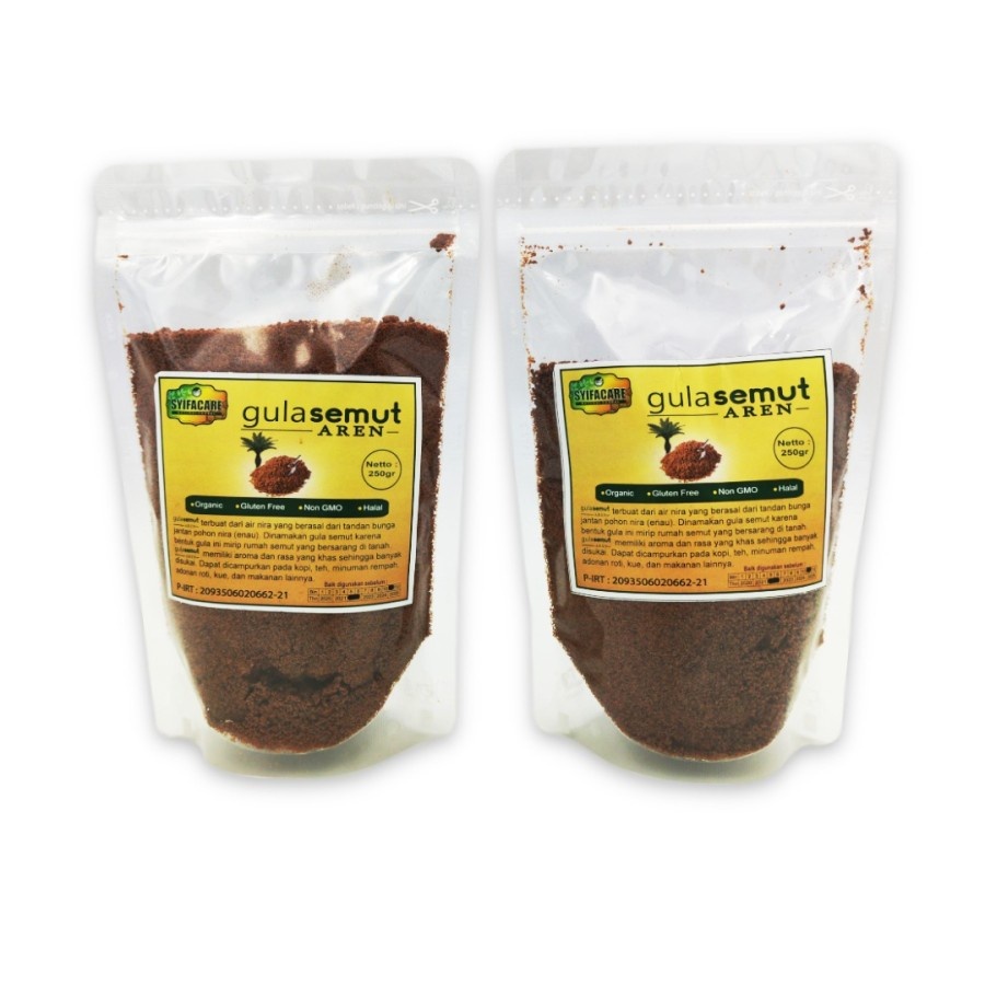 

Gula Semut Aren Syifacare | Gula Aren Organic 250 gr Asli Original