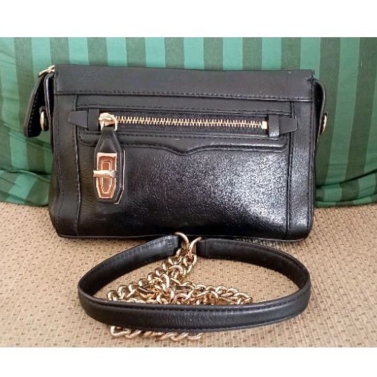 Sale Tas Sling Hitam mini Rebecca Minkoff