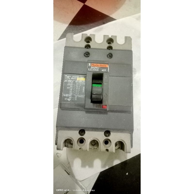 breaker Merlin gerin EZC100N 40A