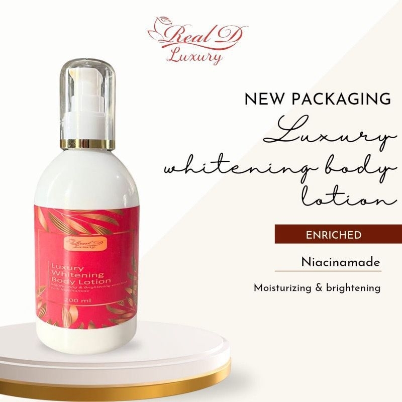 Luxury whitening body lotion Real D Luxury
