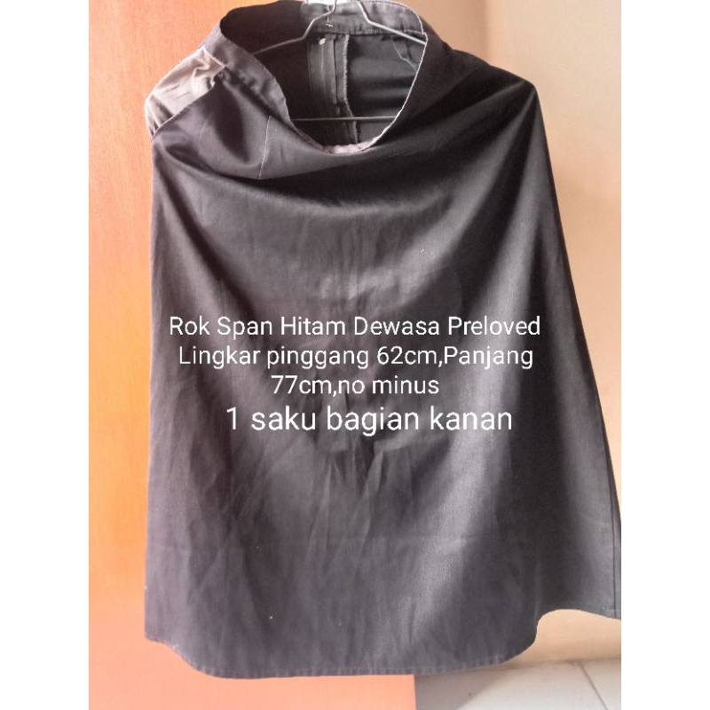 Rok/Rok Span Hitam Pendek Selutut Murah/Rok Wanita Dewasa Preloved Bekas Murah/Rok Hitam Pendek Prel