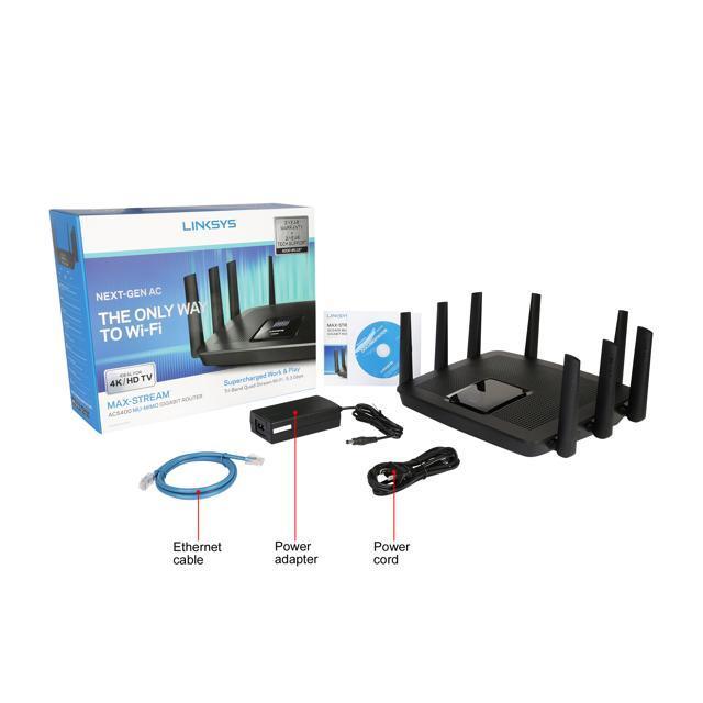 Linksys EA9500 Max-Stream AC5400 MU-MIMO Gigabit WiFi Router