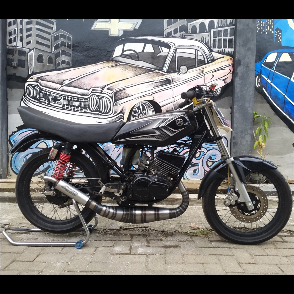 Knalpot ABRT20 Rx King Kolong Kobra Plat Galvanis Original Pabrik ABRT20