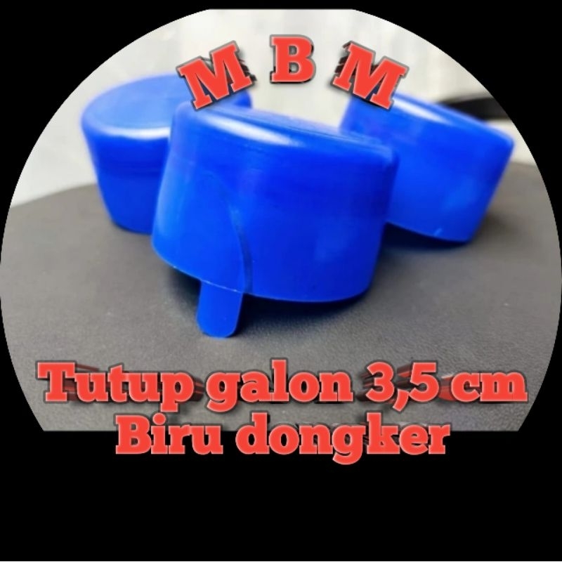 tutup galon 3,5cm BIRU dongker