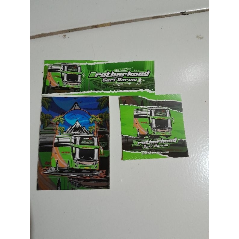 

stiker sari harum "BROTHERHOOD" original,is 10pcs