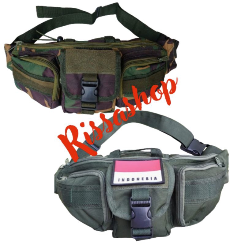 Tas Pinggang Military Loreng