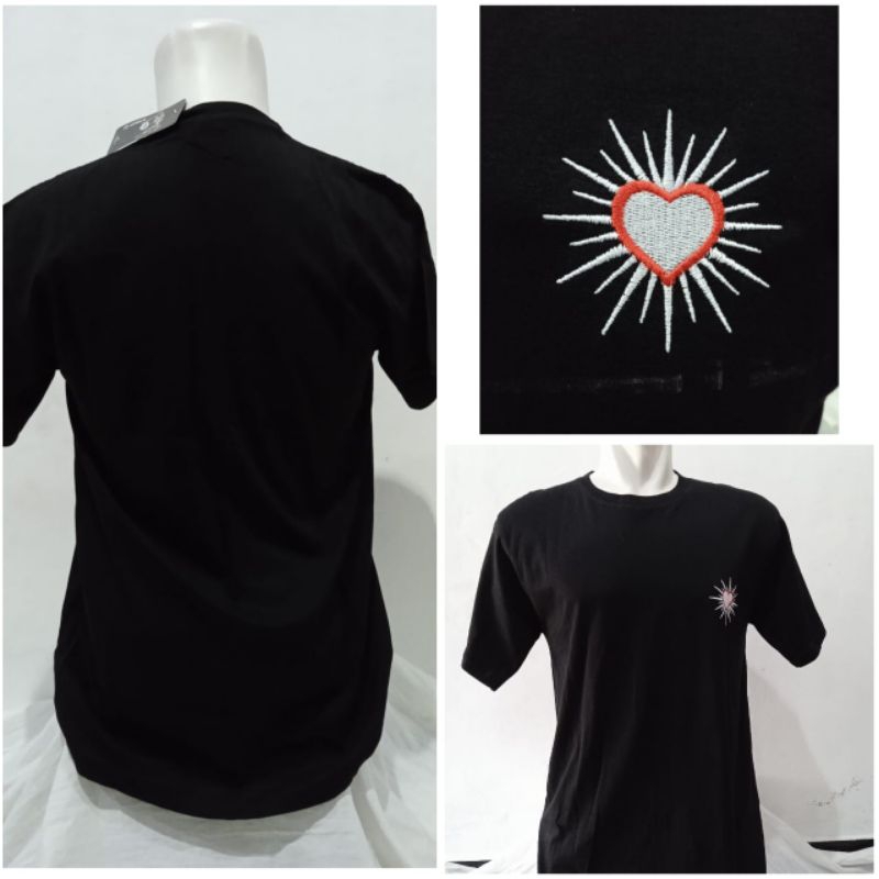 Kaos Sinar PSHT Bordir Kaos Hati Bersinar Bordir Kaos PSHT Hati Bersinar Bordir