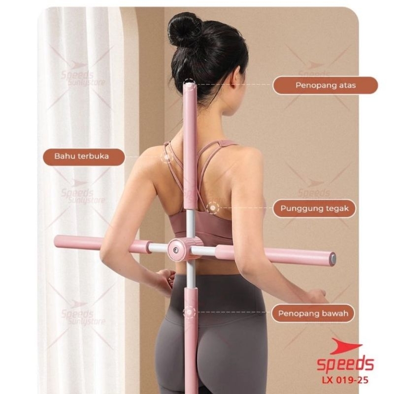 Yoga Stiick Alat Olahraga Body Stick Pilates SPEEDS 019-25