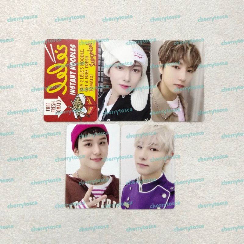 [BOOKED] Photocard renjun trading card nct ccomaz green ver selca renjun bunny putih renbun, luggage