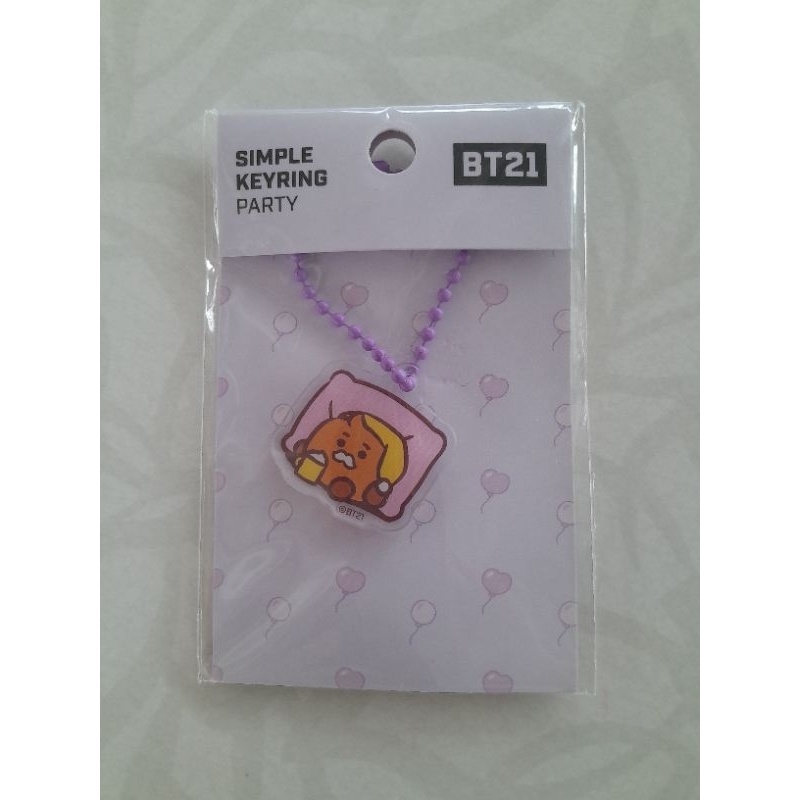 BT21 Simple Keyring Shooky / gantungan kunci bt21 shooky