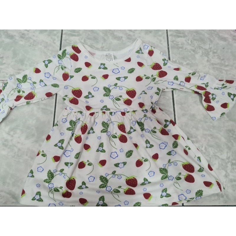 preloved dress anak baby ball size 80