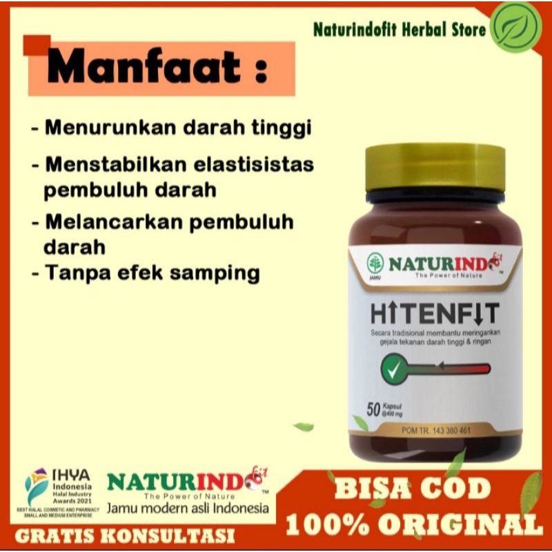 HITENFIT HERBAL DARAH TINGGI OBAT DARAH TINGGI HERBAL DARAH TINGGI