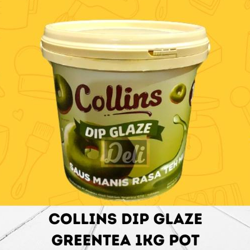 

>>>>>] COLLINS Dip Glaze Greentea 1kg Pot/Glaze Collins MATCHA 1kg ORI