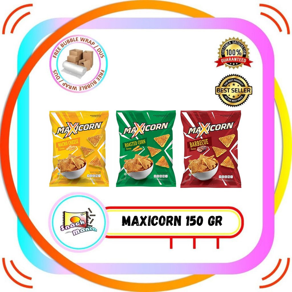 

Maxicorn Nacho Cheese Keju | BBQ Barbecue | Roasted Corn 150 gr