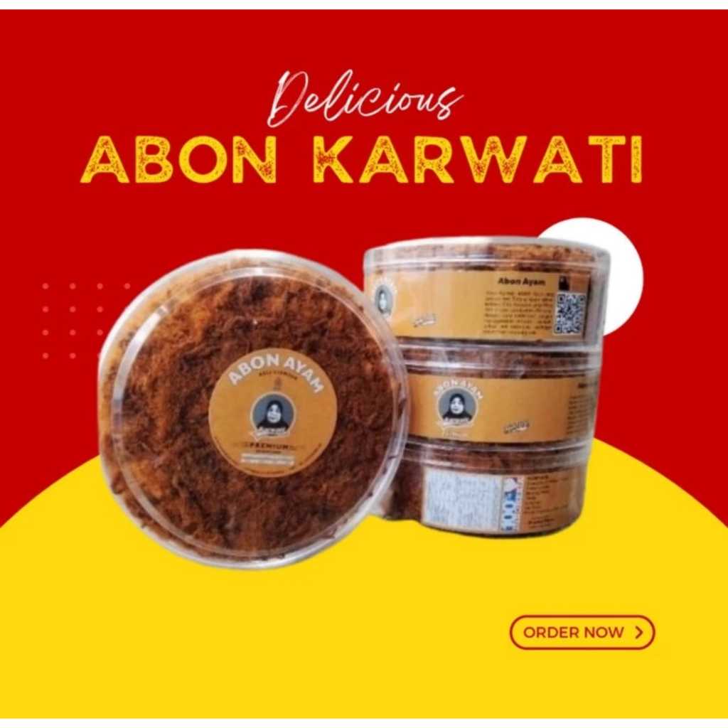 

Abon Ayam Karwati Kering/Abon Ori dan Pedas/Abon Sapi Kering