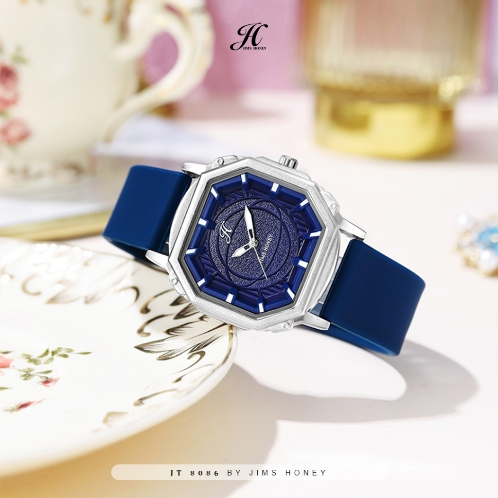 Jims Honey 8086 Jam Tangan Wanita Fashionable Trendy Kotak Gratis Box