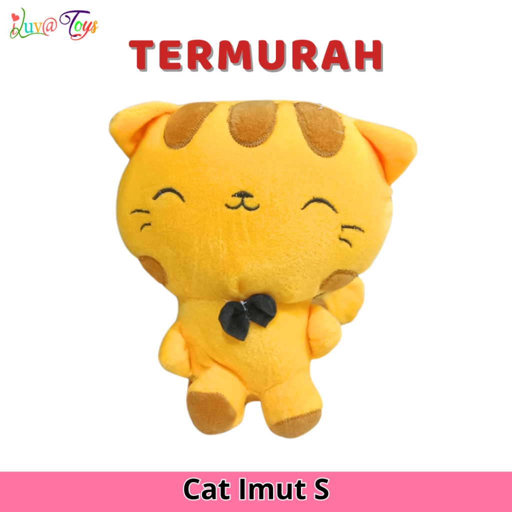 Boneka Kucing Lucu Boneka Cute Boneka Kucing Kuning Boneka Kucing Murah Boneka Ukuran S Boneka Cat I