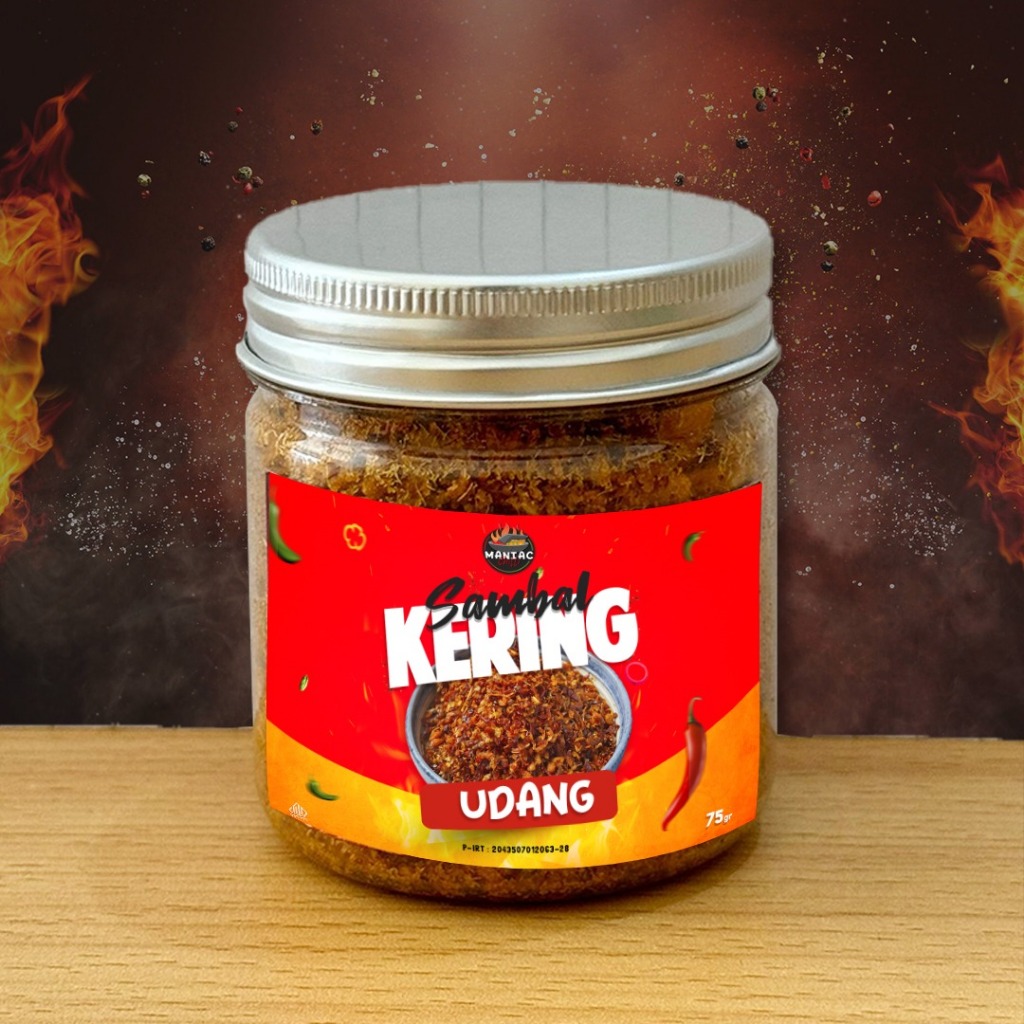 

Maniac Chilli - Sambal Kering Udang / Sambal - Sambel