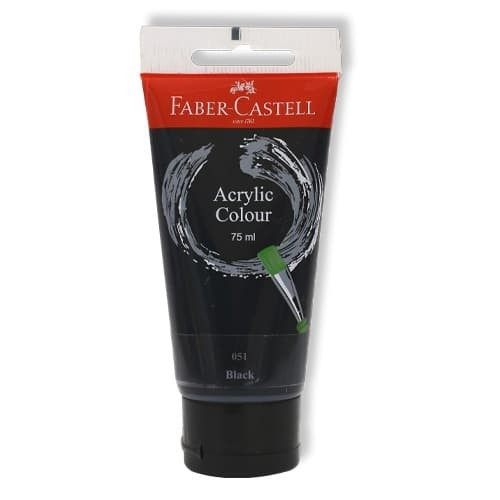 

CAT ACRYLIC / CAT AKRILIK / ACRYLIC PAINT FABER CASTELL 75ML BLACK