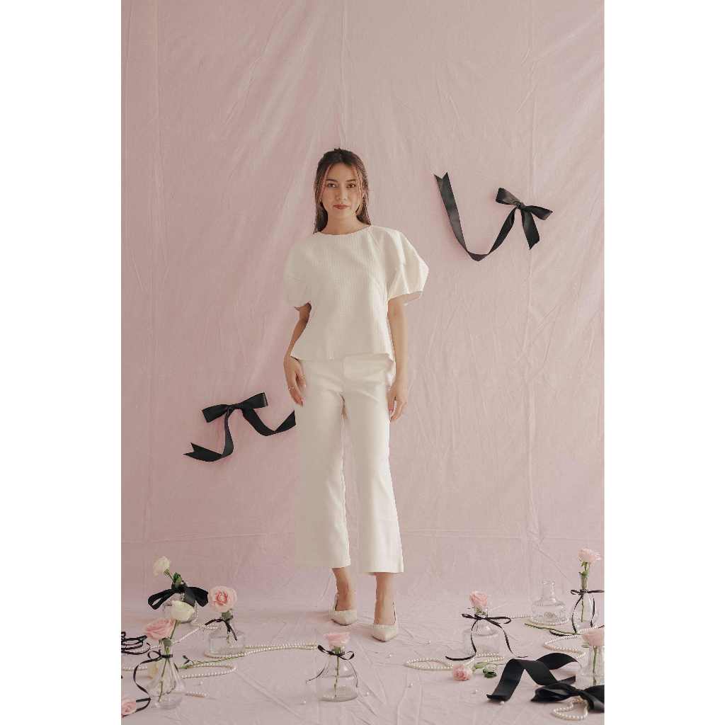 Le Bijou - Elodie top in White