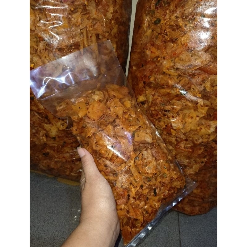 

Keripik Singkong Pedas Daun Jeruk 250gr