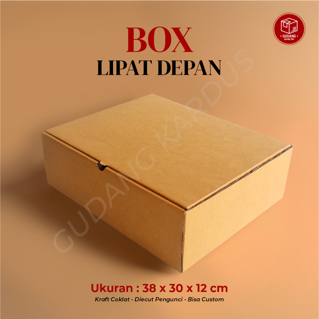 

Box DC LD (38 x 30 x 12 cm) Box/Karton/Polos/Kardus/Hampers/KemasanPizza/Baju/pizza/kotak/kemasan