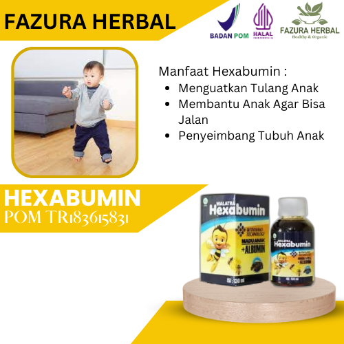Hexabumin - Vitamin Pembentuk Tulang Anak, Penambah Kalsium Untuk Anak, Vitamin Penguat Tulang Anak,