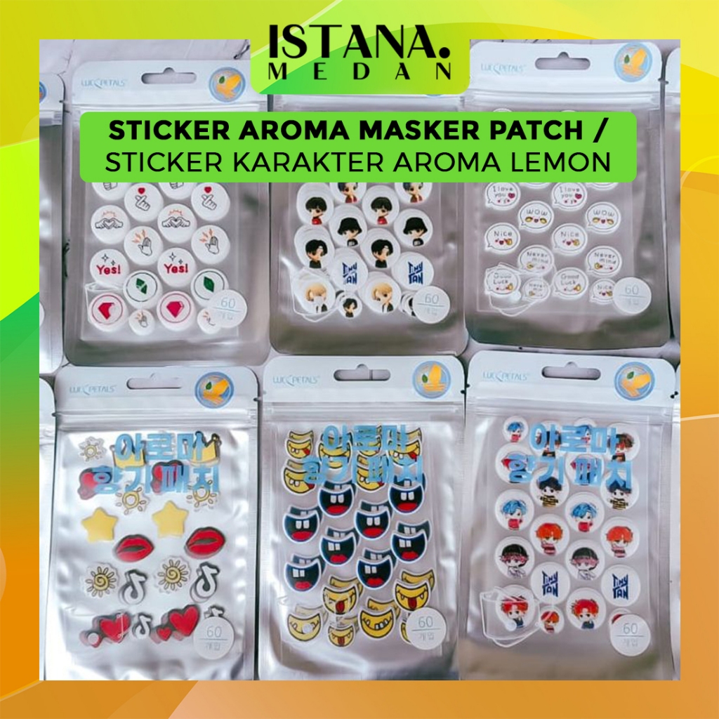 

STICKER AROMA MASKER PATCH / STICKER KARAKTER AROMA LEMON