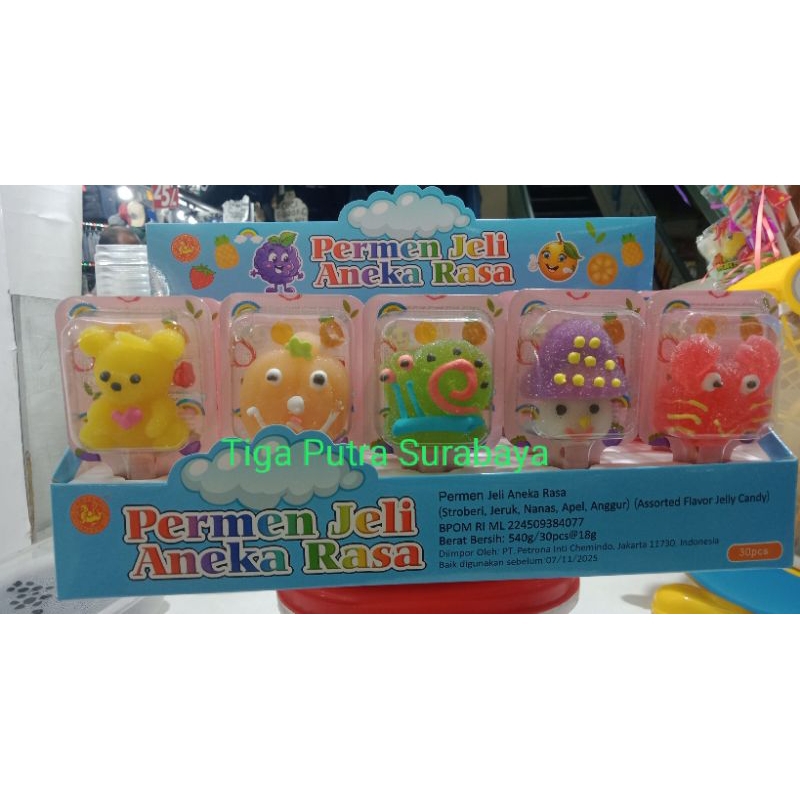 

Promo Permen Aneka Rasa buah /Willy lolly jelly isi 30pcs