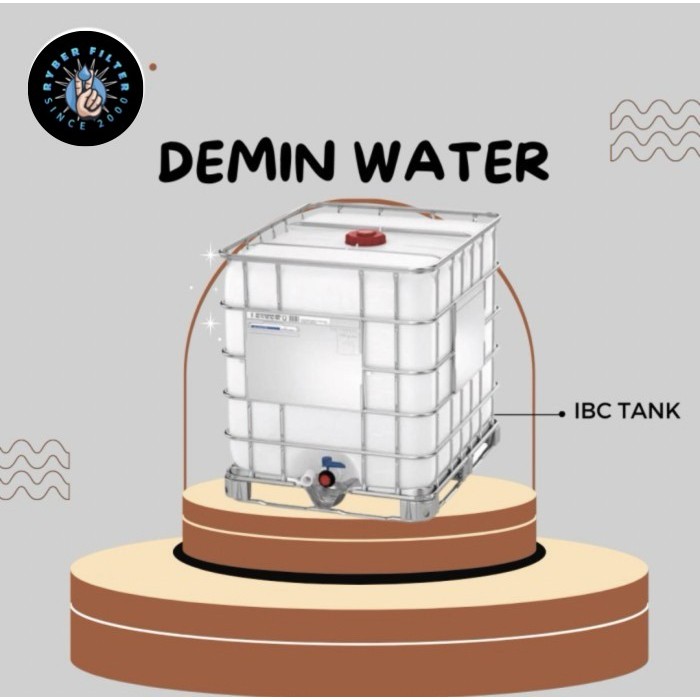 Demin Water 1000 Liter + IBC Tank 1000 Liter