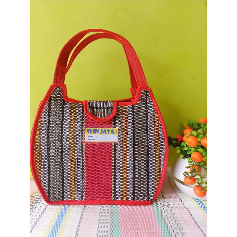 tas tikar tenun / tas tikar hajatan / tas buwuh model apel