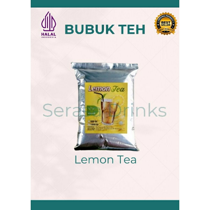 

Bubuk Minuman Lemon Tea by JAVALAND (Bubuk Teh rasa Lemon) 1 Kg dan 500 gram