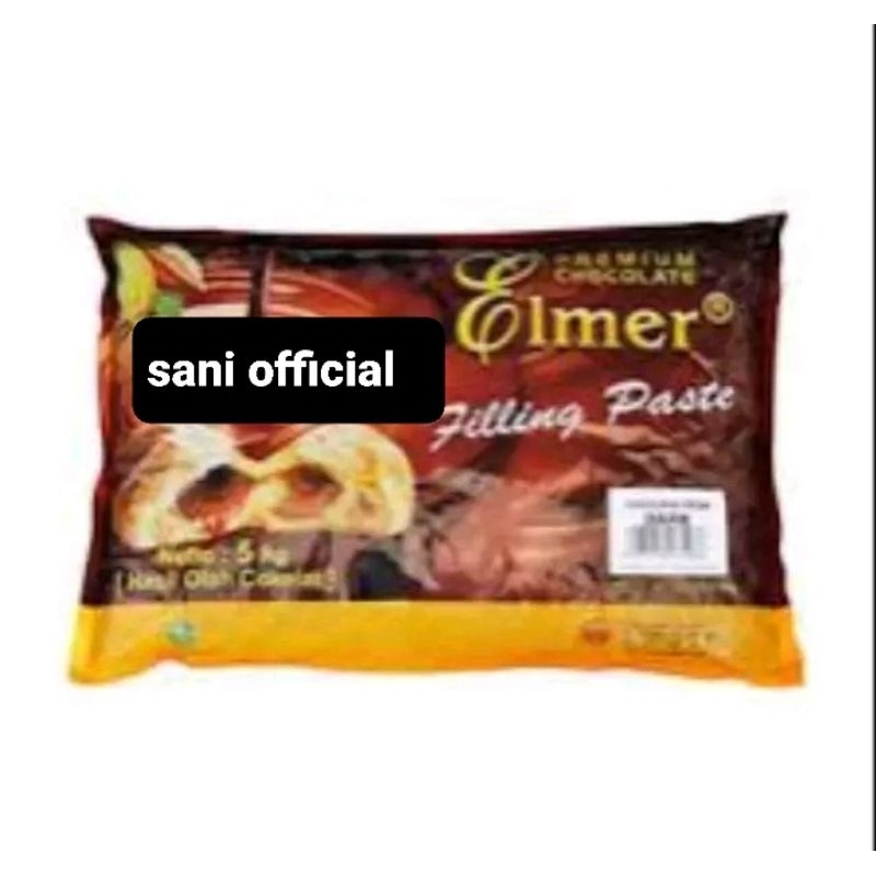 

Elmer filling pasta coklat selai cokelat kemasan repack