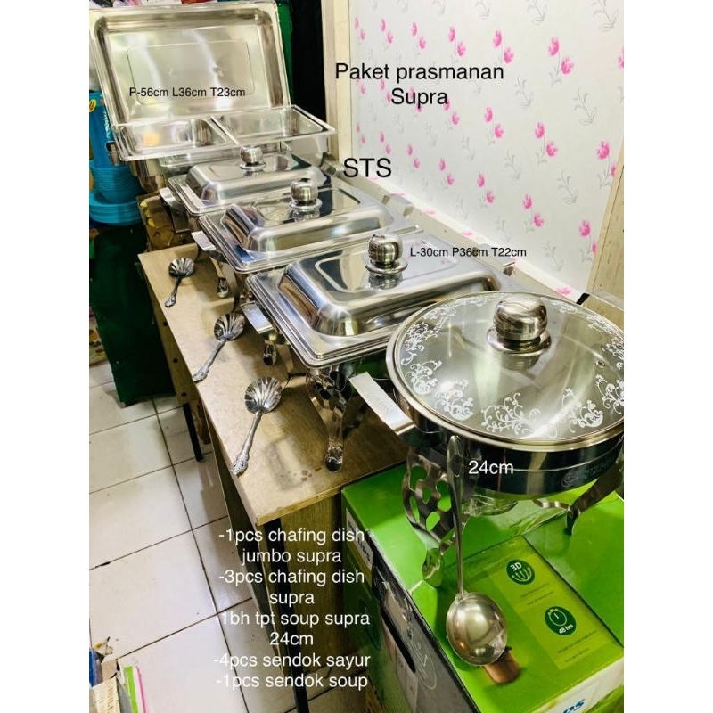 Prasmanan Stainless Supra Set