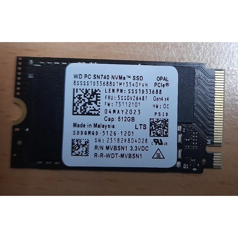 SSD M.2 NVMe 2242 Pcie Gen 4 256GB - NVME 2242 256GB