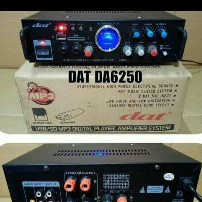 Amplifier Karaoke Dat DA 6250 Original Bluetooth - USB DAT DA6250 AC