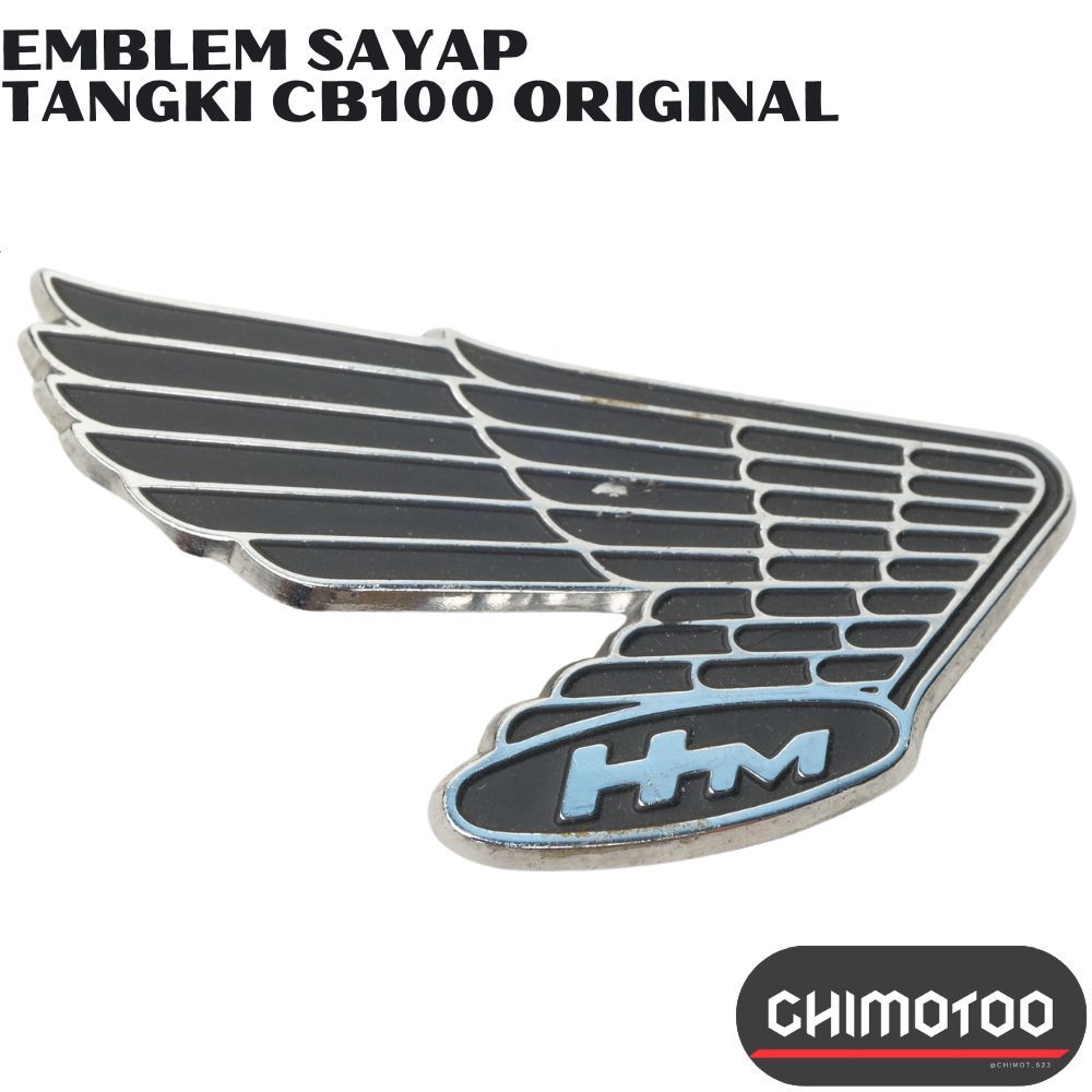 Emblem Sayap Tangki Honda Cb100 Cb 100 K0 K1 K2 CL100 Cb125 Cb 125 Original