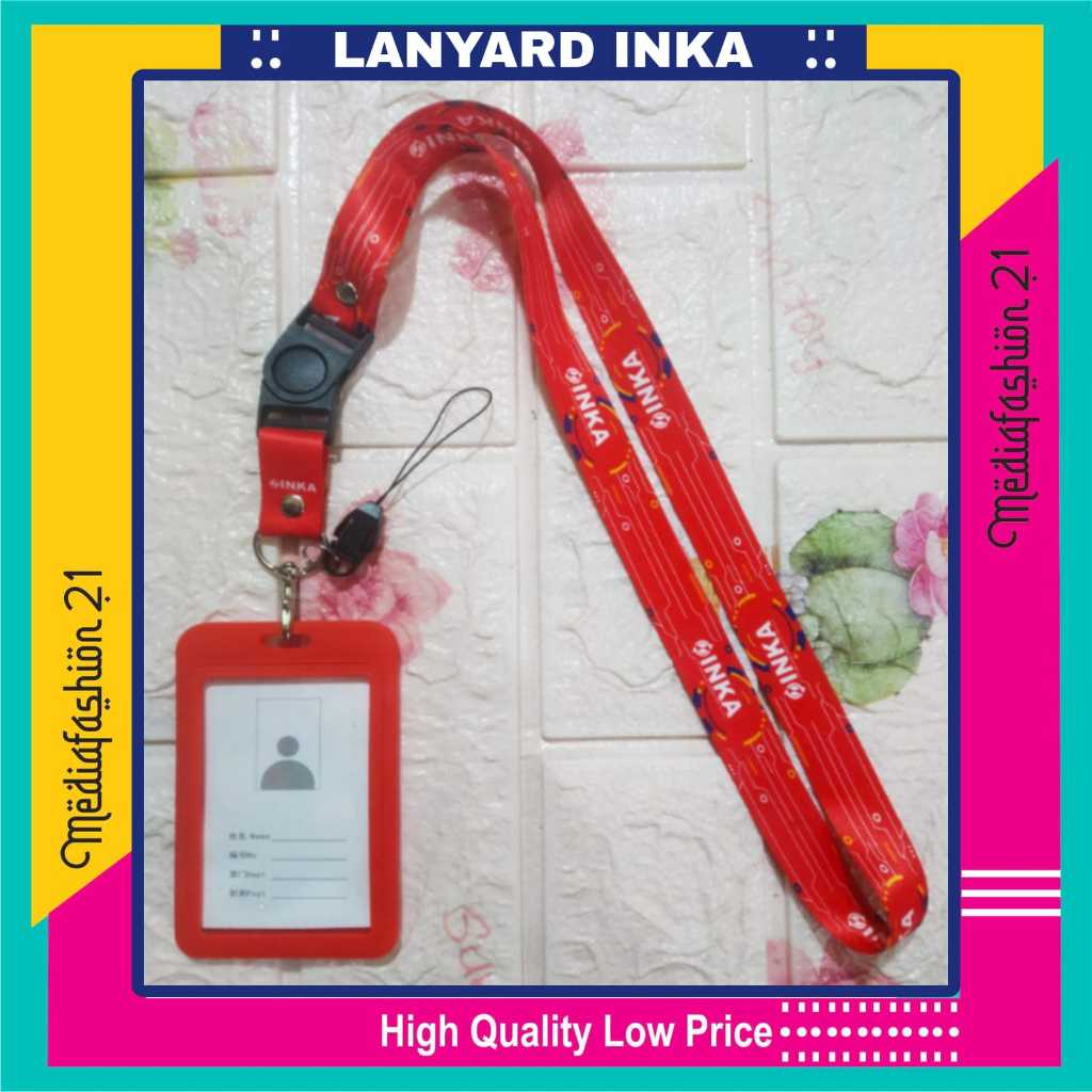 

Lanyard Tali Gantungan ID Card INKA (PT Industri Kereta Api) Free Strap Gantungan HP/Flashdisk