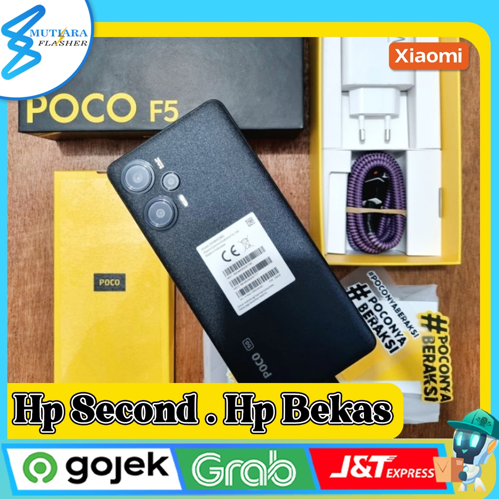 Xiaomi Poco F5 5G Ram 8/256GB | Ram 12/256GB Second Original