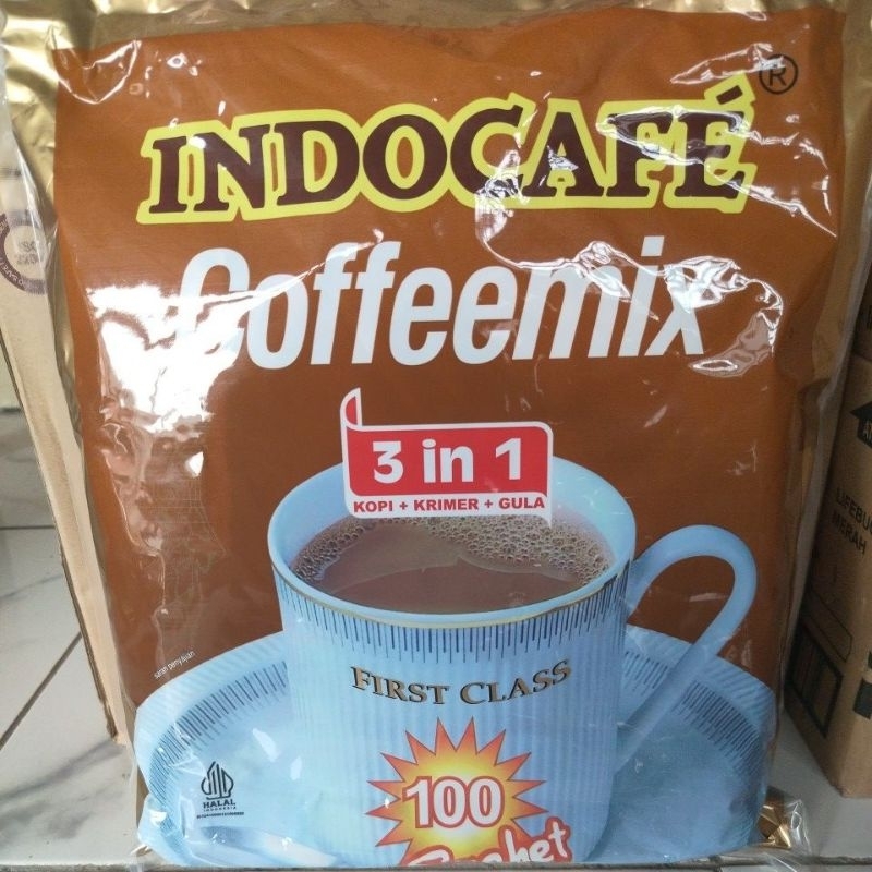 

KOPI INDOCAPE MIX 3IN1( 1PAK 10RENCENG 100saset)